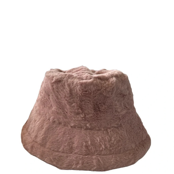 Light Pink Fuzzy Bucket Hat Brand New - Picture 3 of 5